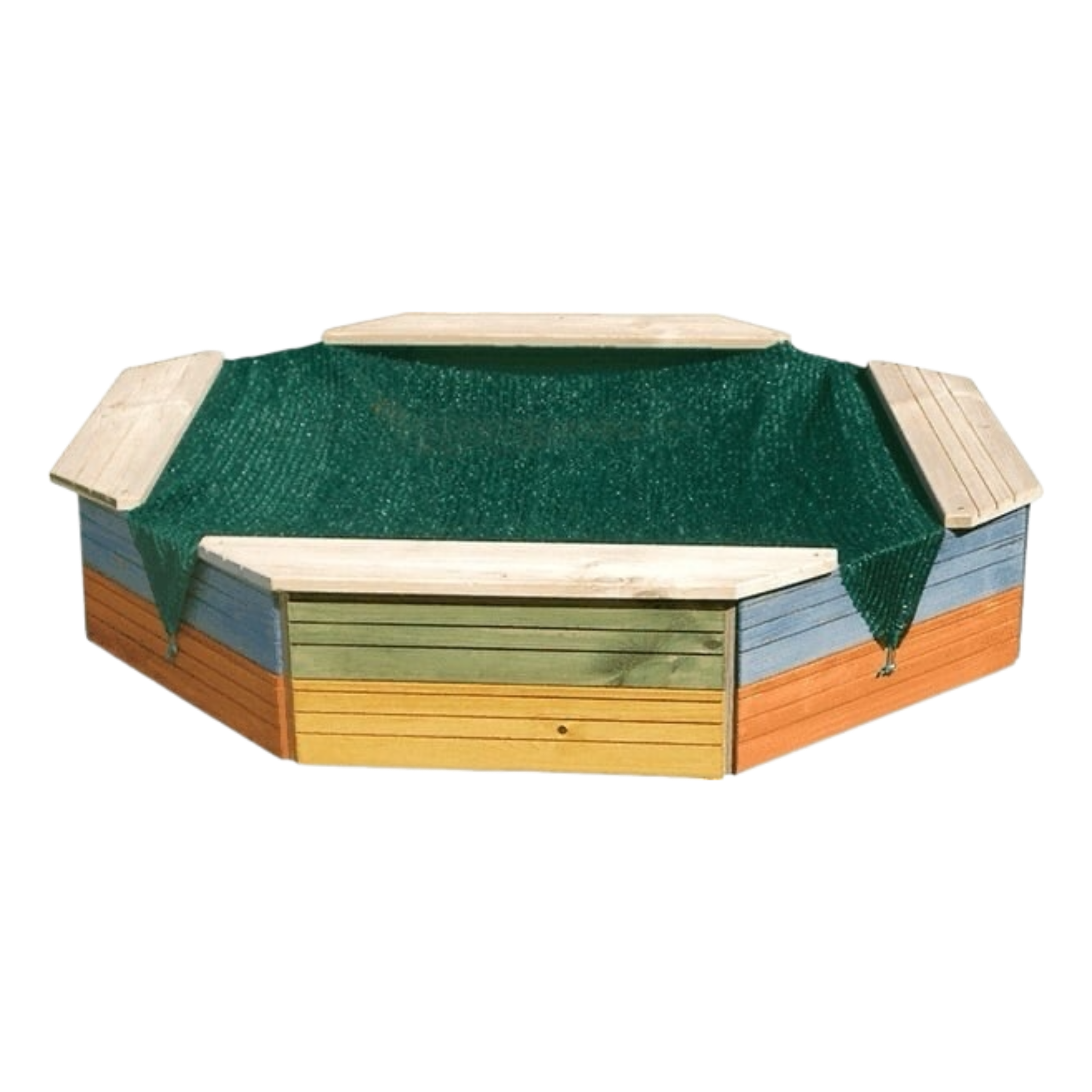 Fából készült homokozó